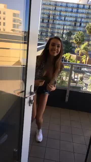 Balcony fun