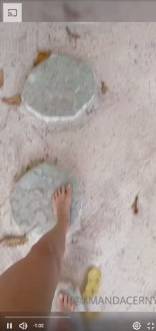 Amanda Cerny Feet Foot OnlyFans gif
