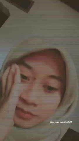 hijab indonesian teen gif