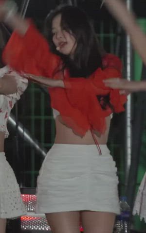 Celebrity Korean Underboob gif