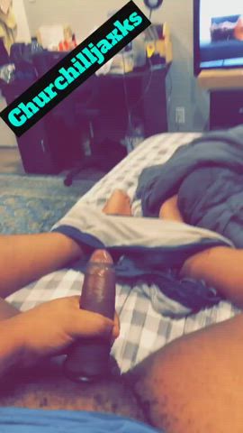 19 - Any daddies wanna get stuffed by this big boy dick?