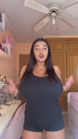 Busty Huge Tits Jiggling gif