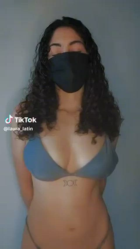 big tits latina teen tiktok tits gif