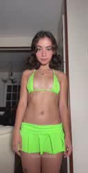 Bikini Cute Latina Nude Petite TikTok Tiny gif