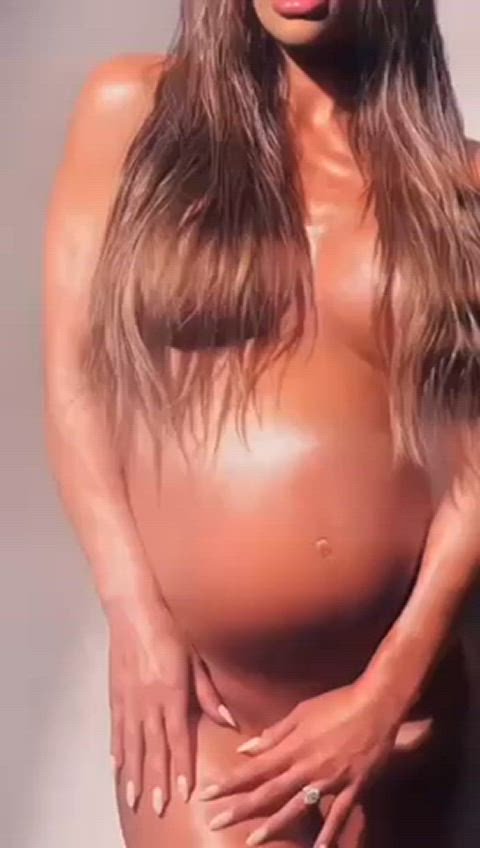 big tits celebrity nude pregnant teasing wrestling gif
