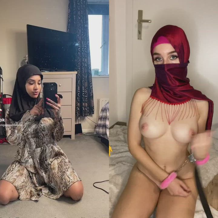 Arab Girls Nude TikTok gif