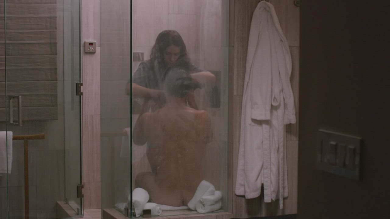 Brunette Shower Softcore gif