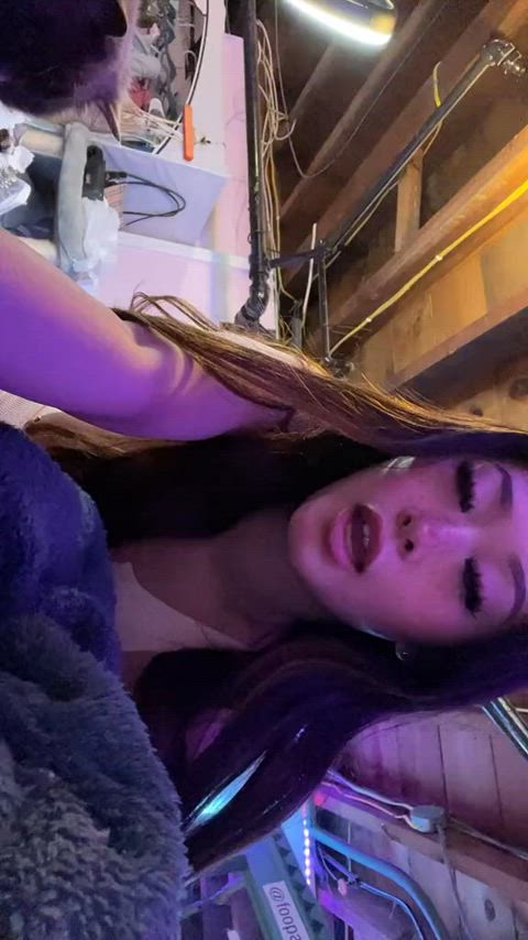 r/tiktits tiktok flashing nipples nipslip nipple piercing boobs gif