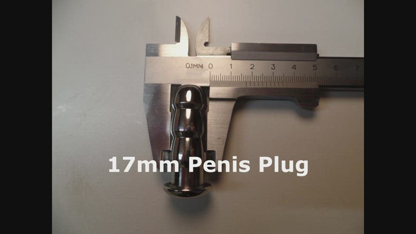 17mm Penis Plug insertions
