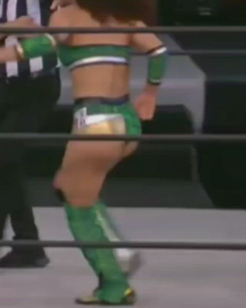 ass booty wedgie wrestling gif