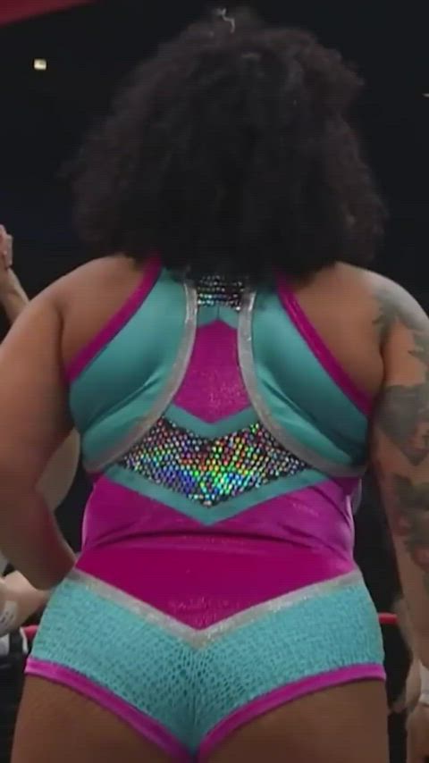 big ass big tits ebony thick wrestling gif