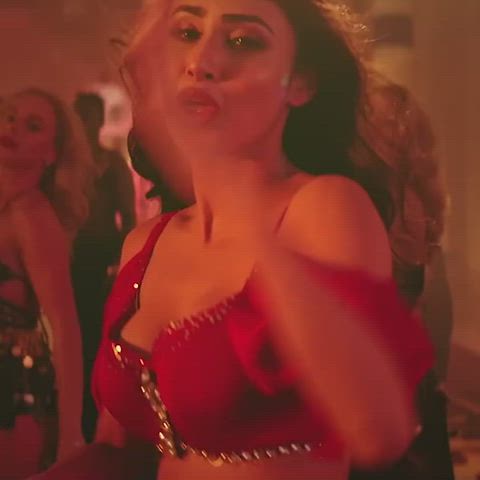 big tits bollywood bouncing tits dancing seduction gif