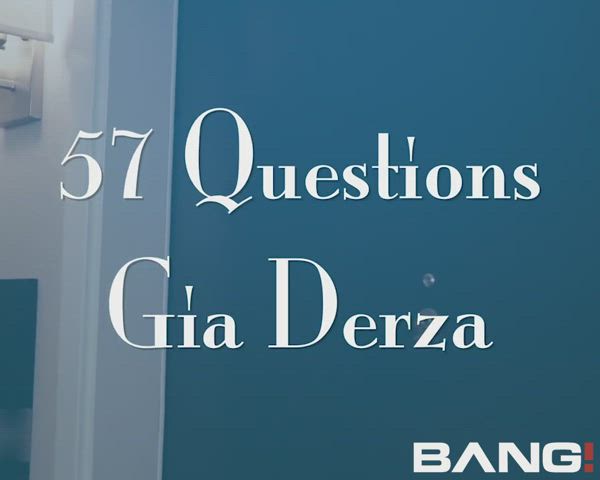 57 Questions with Gia Derza in her apartment!
