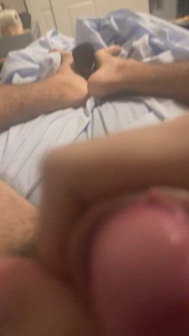 hairy cock male masturbation moaning gif