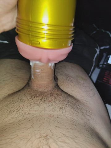 using cum as lube