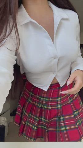 Ass Boobs Schoolgirl gif