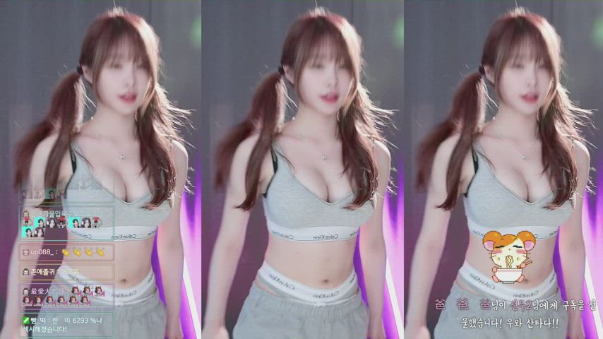 asian big tits dancing korean gif