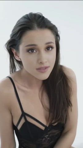 Ariana Grande Babe Brunette Celebrity Lingerie Sex Doll Sybil A gif