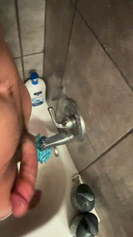 big dick cock dancing handjob jerk off male masturbation masturbating onlyfans shower