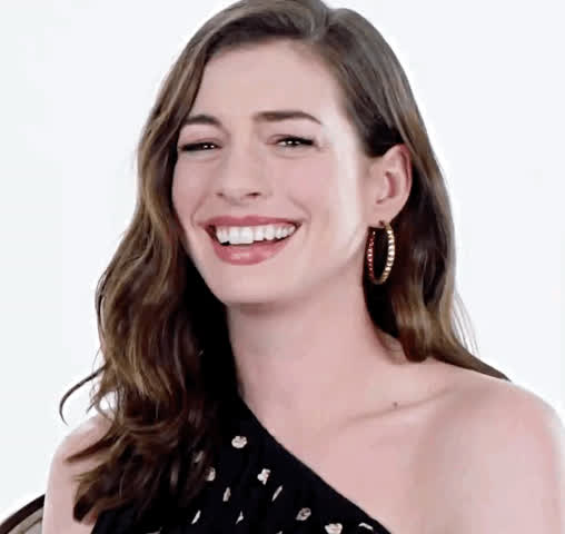 Anne Hathaway Celebrity Laughing gif