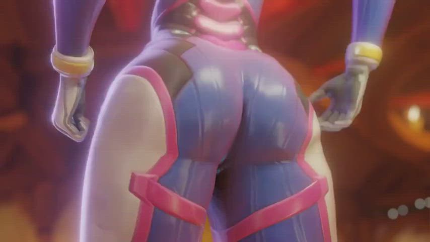 animation asian ass ass clapping big ass booty hentai overwatch thick twerking gif