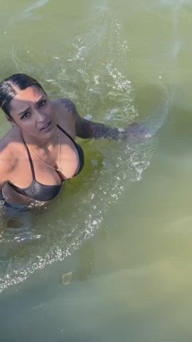 Bikini Desi Huge Tits gif