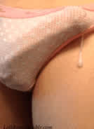 cum cumshot dripping erection panties panty stuffing pantyhose see through clothing