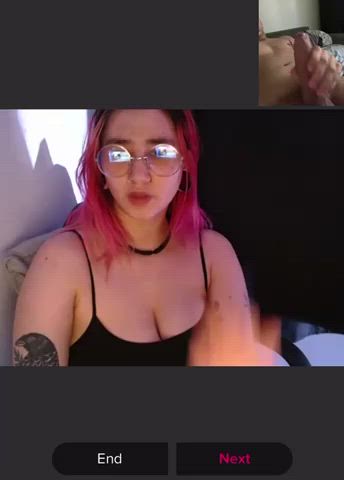 big dick camgirl joi lips masturbating redhead teen tongue fetish webcam gif