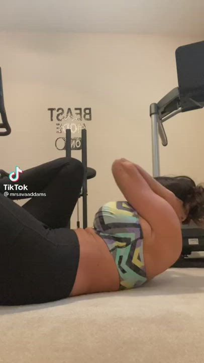 Ava Addams Busty Workout gif