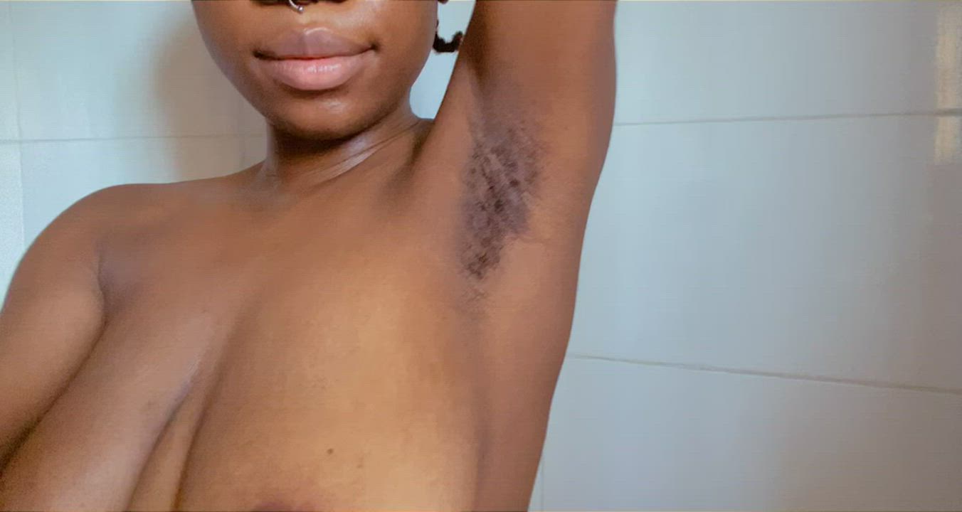 Ebony Hairy Hairy Armpits gif