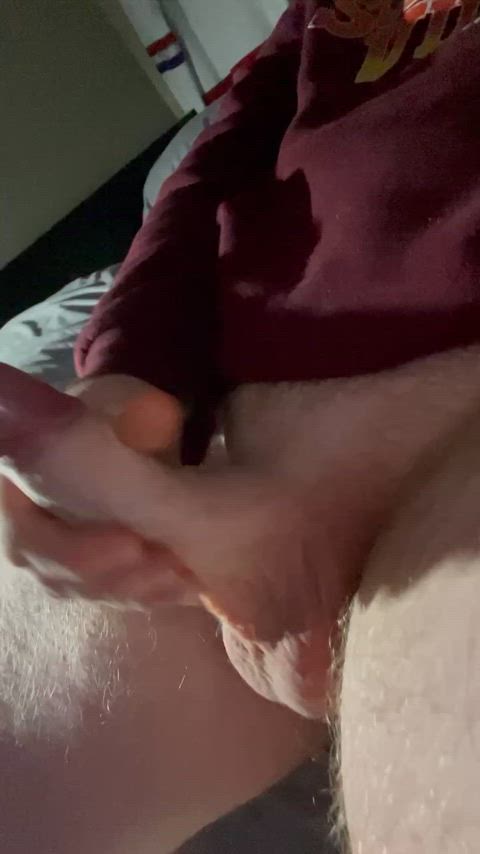 amateur bwc big dick cock cum horny male masturbation masturbating gif