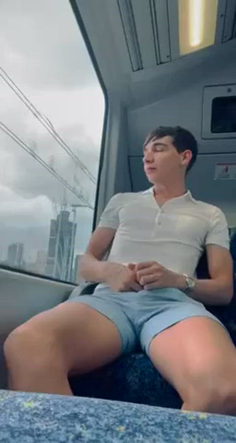 bwc gay jerk off male masturbation masturbating monster cock public teen thick cock