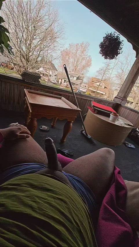 Come join me outside. 😈🍆