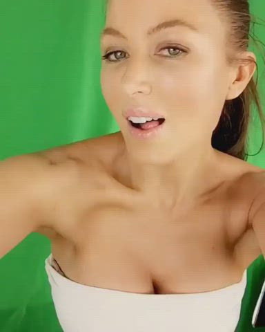 Armpits Cleavage Hotwife MILF Seduction gif