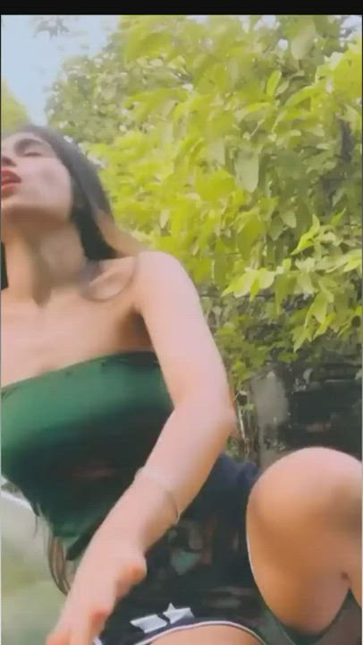 Braless Pokies TikTok gif