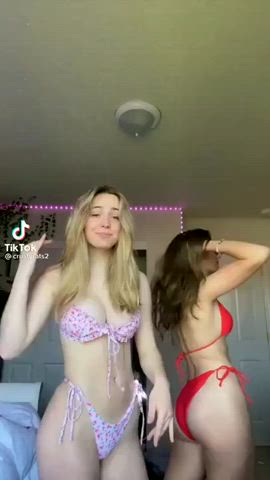 babe boobs girls homemade pretty starlet teasing teen tiktok tits gif