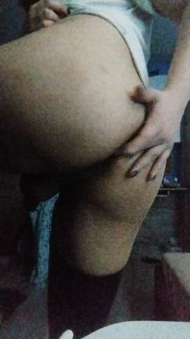 20 years old ass butt plug femboy sissy trans woman gif