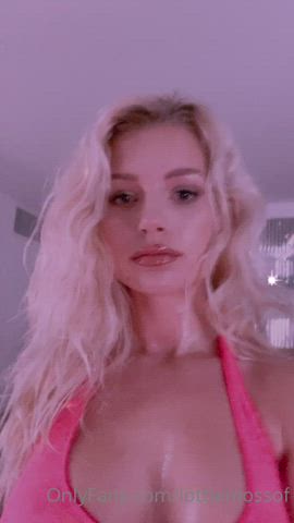blonde boobs booty gif