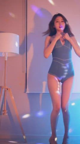 ass korean lingerie striptease gif