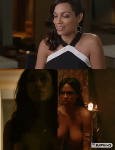 Rosario Dawson's tits are breathtaking!