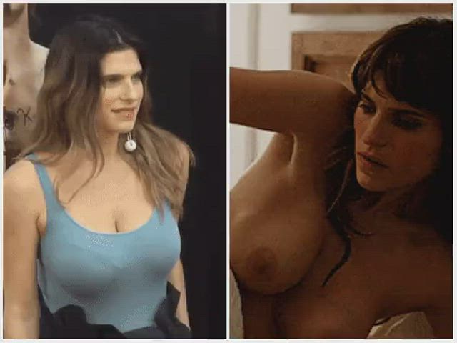 boobs celebrity compilation lake gif