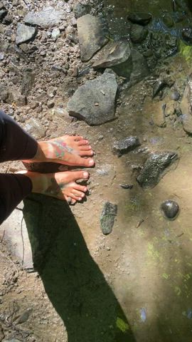 clothed dirty feet feet feet fetish outdoor tattoo tattooed gif