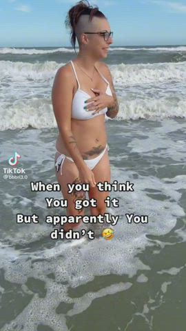 bikini boobs nipple nipples nipslip gif