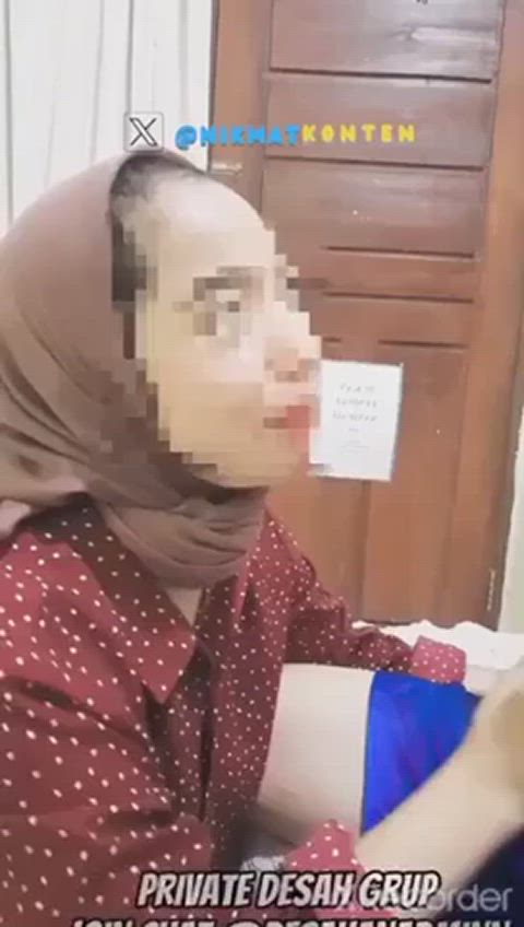 blowjob cum cumshot cute hijab indonesian malaysian gif