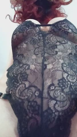 20 years old amateur big tits goth lingerie mask onlyfans pussy redhead gif