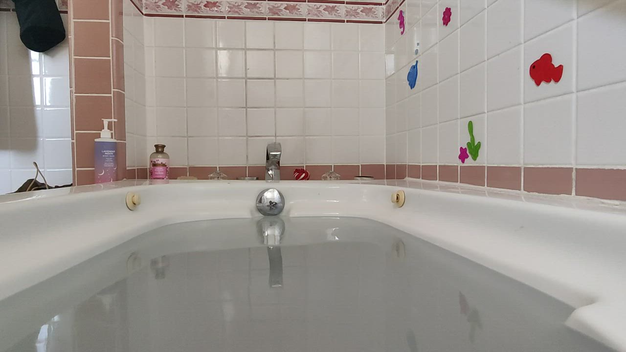 Bad Dragon Bathtub Monster Cock gif