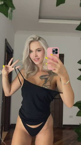 blonde fitness modernsexyfitness nsfw onlyfans tattoo tits gif