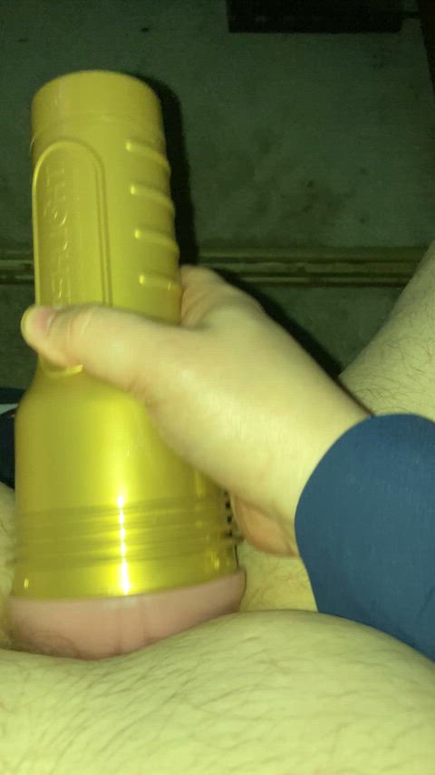 amateur big dick fleshlight masturbating gif