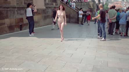 Nude Outdoor Public gif