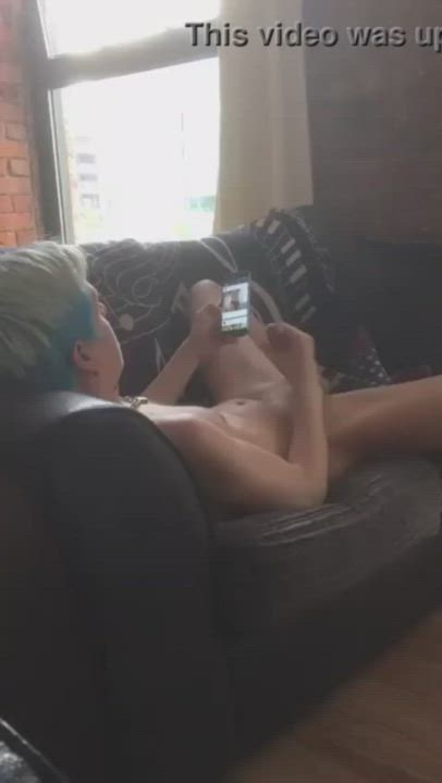 cum male masturbation twink gif